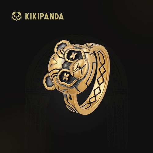 KIKIPANDA Ювелирное украшение, золотое механическое оригинальное кольцо
