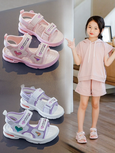 Летние сандалии для принцессы, спортивная детская повседневная обувь для мальчиков, подходит для подростков, мягкая подошва