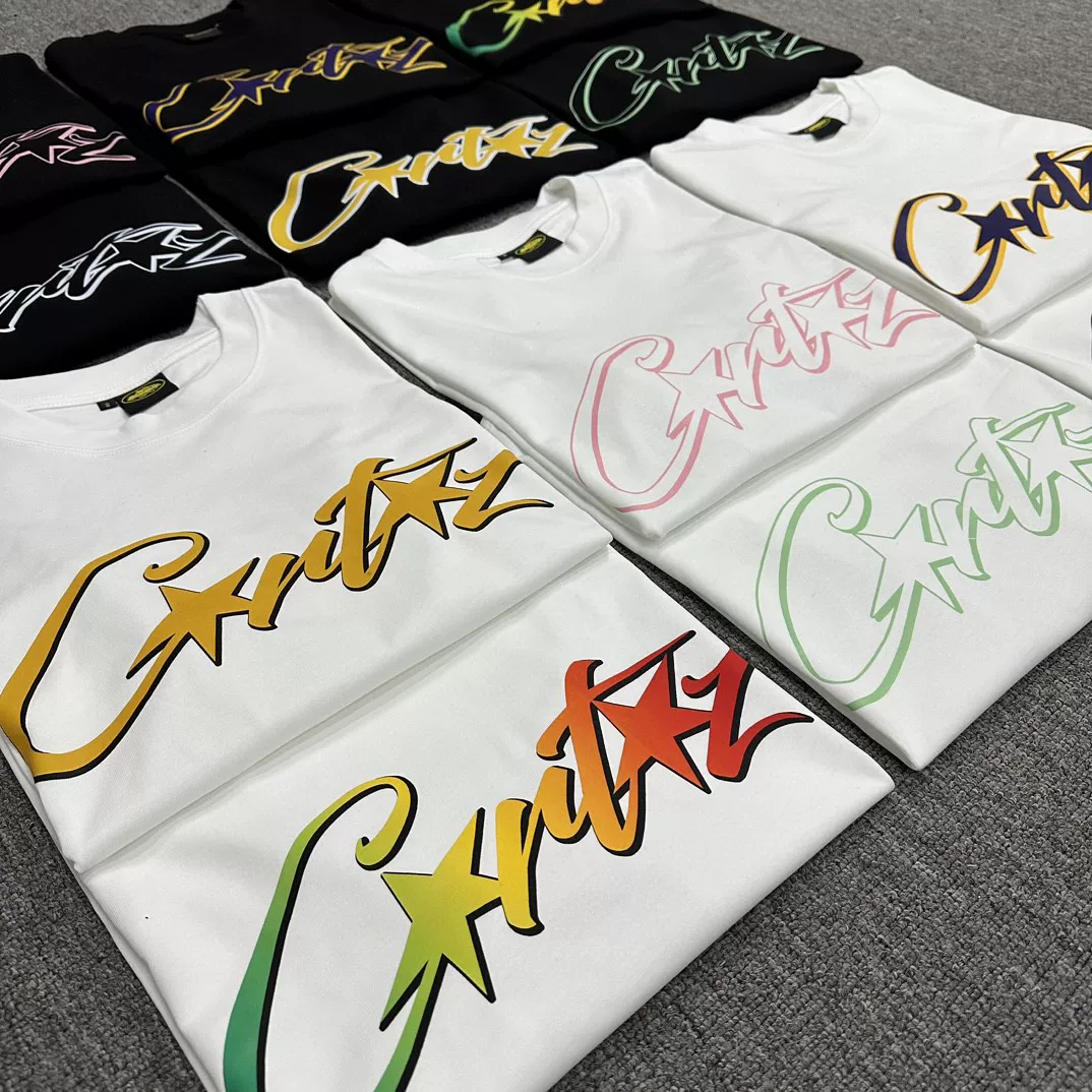 Corteiz Демон остров Надпись буква печать базовая футболка sleeves Drill Culture European and American Street Tide мужские и женские T-шорты