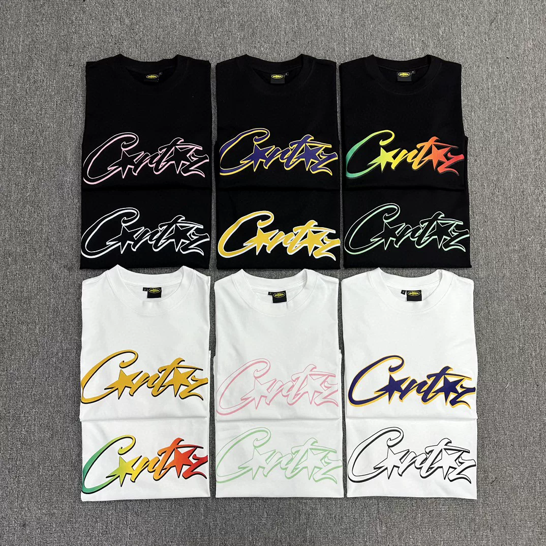 Corteiz Демон остров Надпись буква печать базовая футболка sleeves Drill Culture European and American Street Tide мужские и женские T-шорты