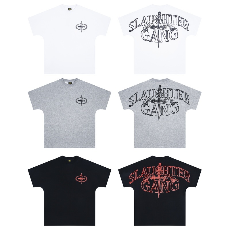 Corteiz Alcatraz American Street Style Printed Short-Sleeve T-Shirt for Men, Same Style as Savage, Drill Batwing Sleeve Top Corteiz Alcatraz American Street Style Printed Short-Sleeve T-Shirt for Men, Same Style as Savage, Drill Batwing Sleeve Top