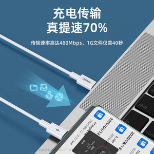 REMAX PD100W快充数据线5a双头type-c充电线ctoc线适用苹果macbook笔记本华为mate book电脑小米10手机switch