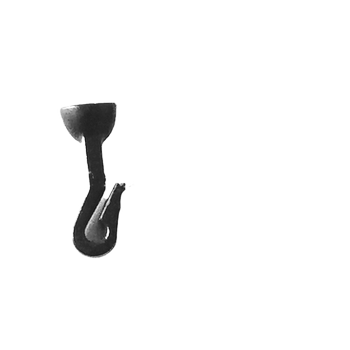 Special magnetic suction aluminum alloy plastic slide track hook buckle plug double-sided tape sunshade accessories for car curtains