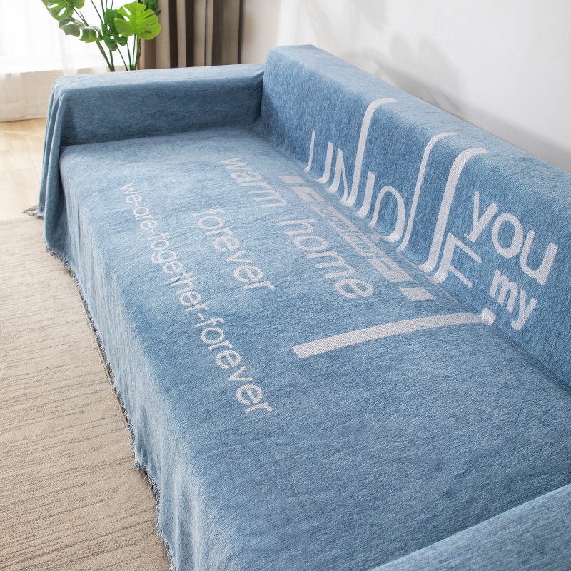 Nordic pure sofa towels in sofa release full cover red blanket single simple sofa cover sofa cover