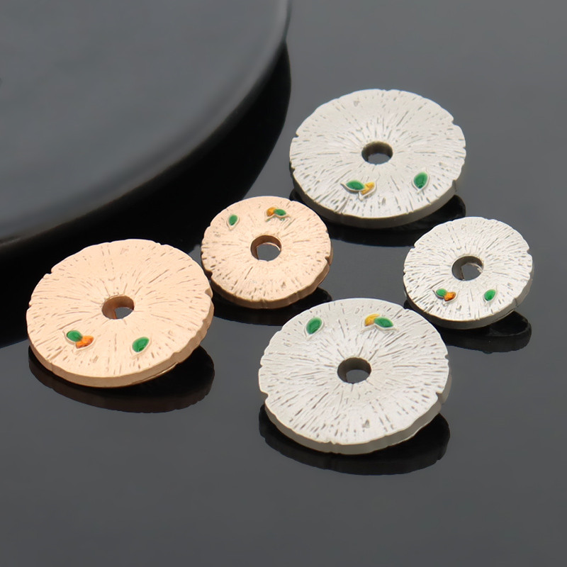 Metal button top coat high-end button lotus leaf style men's and women's coat windbreaker wild decoration large button accessories