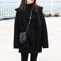 Sandro Mocoloni sweater cardio-hoodie jacket loose 2022 spring autumn new even cap Lazy Wind Knit