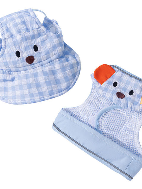 New Style Dog Leash with Hood for Small and Medium-Sized Dogs, Bichon Frise, Anti-Escape Saliva Bandana Harness, Dog Walking Leash