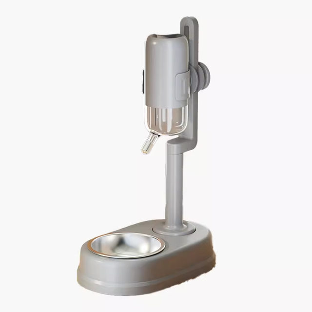 Dog Water Feeder That Doesn'T Wet the Mouth, Pet Ball-Type Water Dispenser, Vertical Hanging Cage Water Dispenser, Cat Water and Food Integrated Bowl