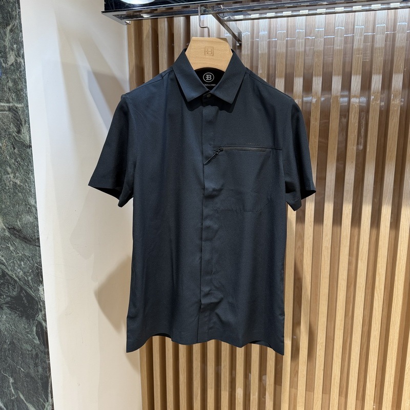 Bosssunwen Bosswen Spring and Summer Business Lapel Short-Sleeved Shirt 142331337580 Tag 1680