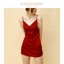 STHANODD Bigano Sexy Pajama Women One Piece Silk Sling Nightdress Women Backless Seduction Home Clothes