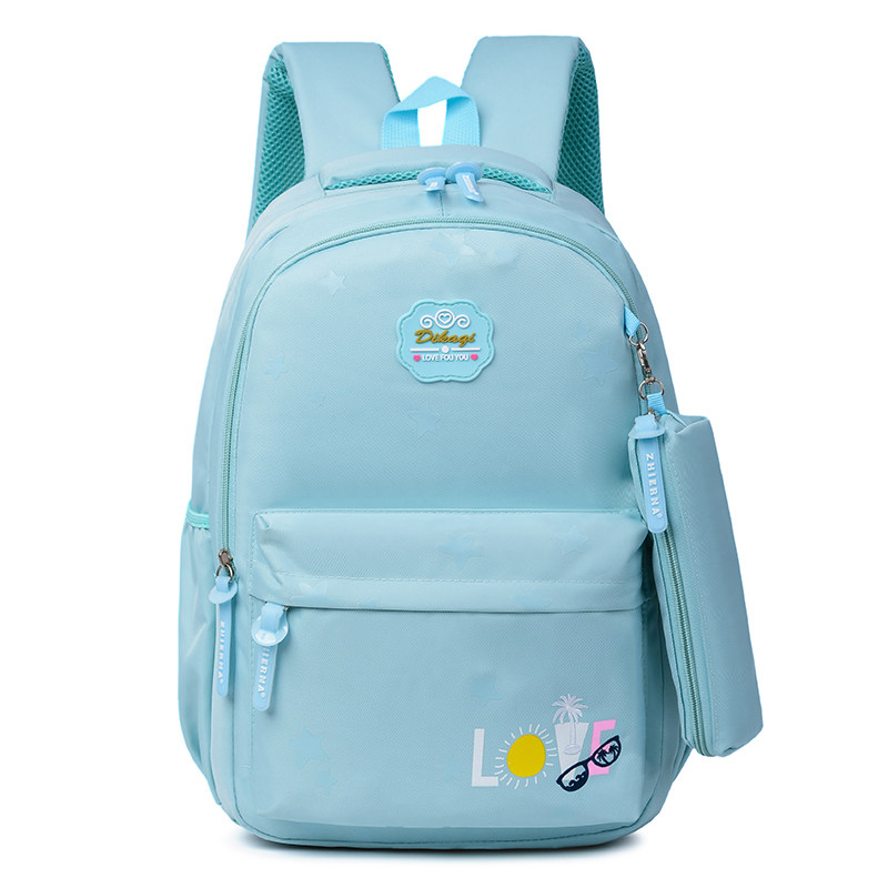 Primary and secondary school students minus negative schoolgirls 45 sixth-grade grand boy princess cute scapegoat waterproof and light double shoulder bag woman