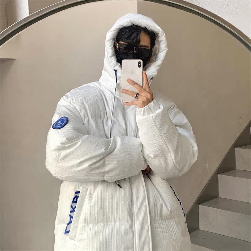 连帽羽绒棉服男士冬季2023新款晋江加厚工装男生棉衣外套袄子防寒 5
