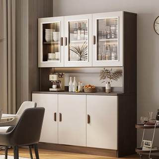 Sideboard against the wall, integrated wine cabinet, living room, tea cabinet, storage cabinet, preparation cabinet, cupboard, kitchen cabinet, storage cabinet