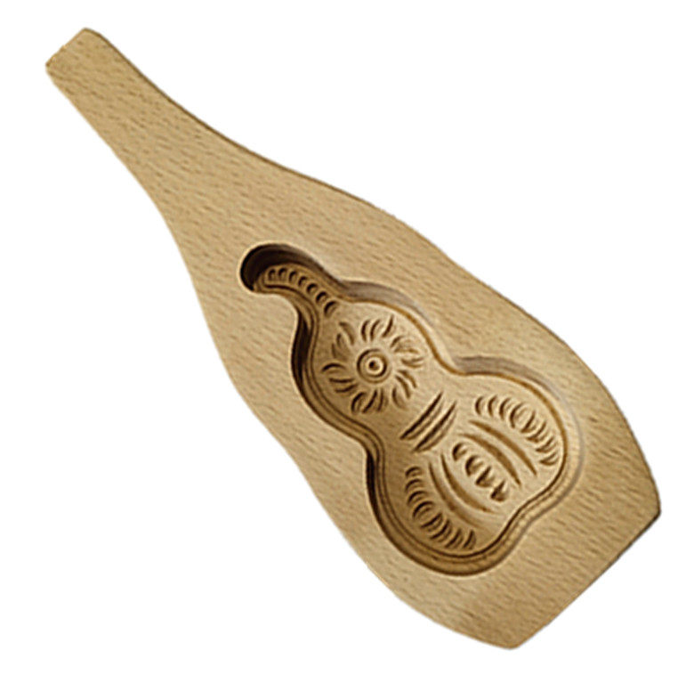 Small-size stereo goldfish cucumber wooden pasta bakery tool mould card