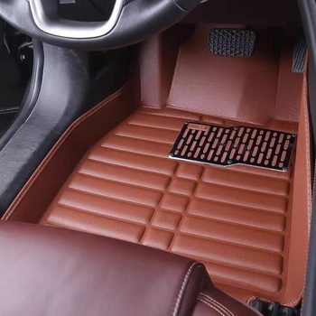 Car Driver's Seat Floor Mat, Single Piece, Full Coverage, Car-Specific Floor Mat, Easy to Clean, Large &6