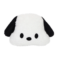 Car headrest and waist pillow cute and cute black and white dog creative pillow car four-season pillow and neck pillow $2