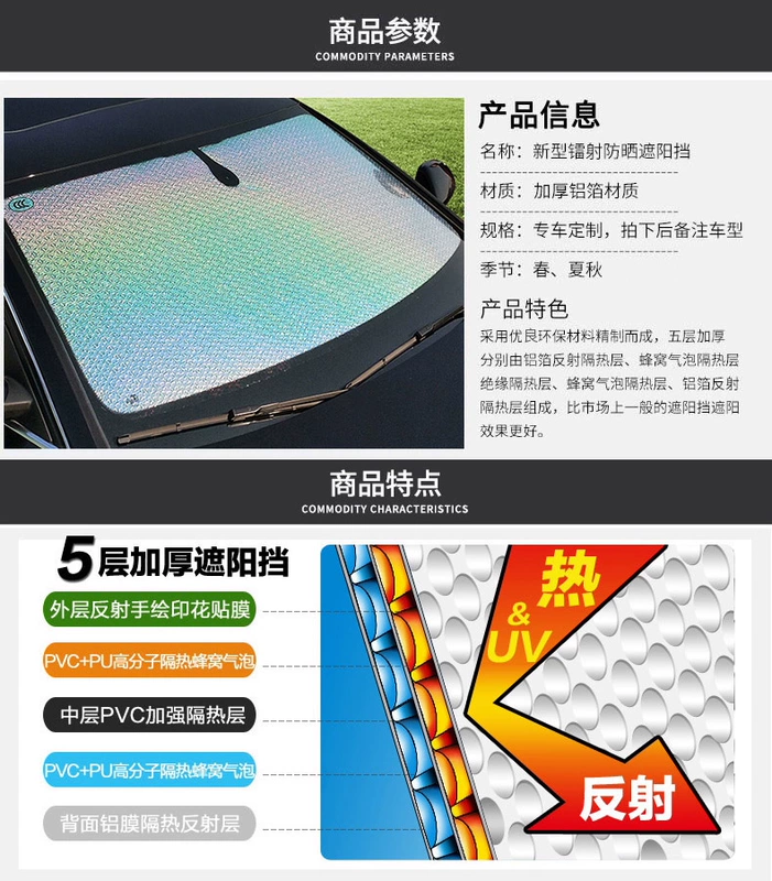 Honda Civic CRV Accord XRV Lingpai Binzhi Fit đặc biệt tấm che nắng ô tô chống nắng rèm bánh trước phụ kiện honda city phụ kiện xe ô tô hà nội