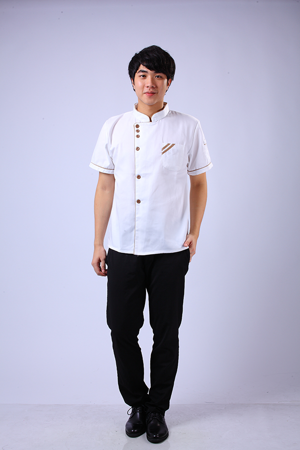 Veste chef cuisinier en coton - Ref 1909643 Image 6