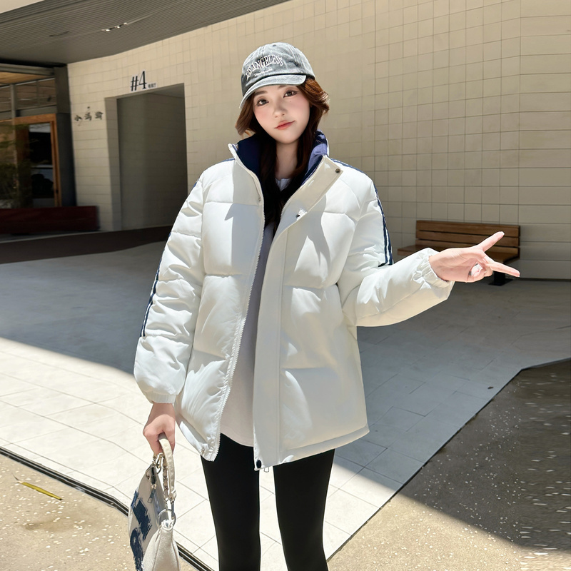 Hong Kong Style Loose Casual Cotton Jacket for Women, New Thickened Warm down Jacket for Autumn and Winter, Trendy Cotton Coat Hong Kong Style Loose Casual Cotton Jacket for Women, New Thickened Warm down Jacket for Autumn and Winter, Trendy Cotton Coat