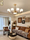 Second-Hand Living Room Fan Light, New Chinese-Style Retro Dining Room and Bedroom Integrated Fan Light, Silent All-Copper Smart Ceiling Fan Light