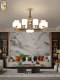 New Chinese-Style All-Copper Chandelier, Modern Minimalist Living Room Lamp, Dining Room Main Light, Whole House Lighting Package Combination, Zhongshan Lighting Fixtures