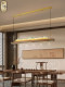 New Chinese-Style Chandelier, Minimalist Iceberg Creative Designer Dining Room Lamp, Tea Table, Dining Room, Linear Long Table, Tea Room Lamp