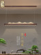 Dongbo new Chinese style chandelier restaurant lamp modern simple one-word strip lamp new bar table solid wood tea room lamp