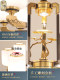 New Chinese-Style Chandelier, All-Copper Living Room Lamp, Dining Room and Bedroom Main Light, Chinese-Style High-End and Grand Villa Model Room Lighting Fixtures