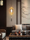 Song-Style Aesthetic Pendant Light, All-Copper, New Chinese-Style Zen-Inspired Tea Room Pavilion Small Pendant Light, Bedroom Bedside Dining Room Foyer Lighting