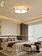 Song-Style Aesthetic Ceiling Lamp, Bedroom Lamp, New Chinese-Style All-Copper Enamel Art Lighting, Light Luxury High-End Dining Room Lamp
