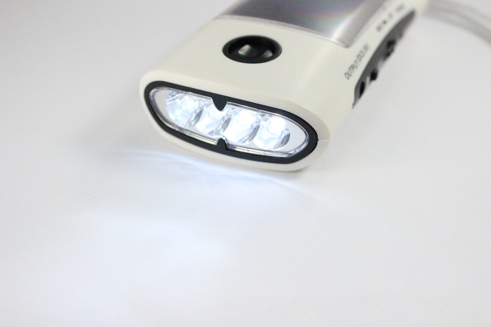 Flashlight radio solar charger solar radio phone charger