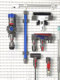 Wall-Mounted Tool Cabinet Suitable for Dyson Vacuum Cleaner Storage Rack, No-Drill Pegboard Accessories Storage Cabinet