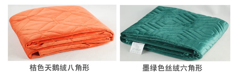 Văn phòng điều hòa chăn blanket bông thêu thảm hiện đại tối giản mô hình phòng sofa giường đuôi chăn giải trí chăn giường cờ - Ném / Chăn