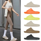 Подлинный кокосовый орех yeezy Slippers Летние шлепанцы слайд-шоу Обувь Сандалии.