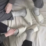 Подлинный кокосовый орех yeezy Slippers Летние шлепанцы слайд-шоу Обувь Сандалии.