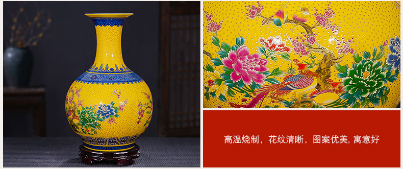 Jingdezhen ceramic sitting room ground put vase in the contracted and I European new homes home furnishing articles decorative arts and crafts