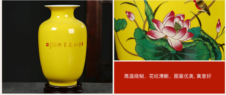 Jingdezhen ceramic floret bottle furnishing articles of Chinese style living room TV cabinet flower arranging, arts and crafts decoration home decoration