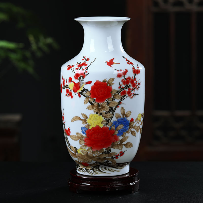 Jingdezhen ceramics floret bottle furnishing articles dried flower arranging flowers Chinese wine sitting room adornment TV ark, crafts