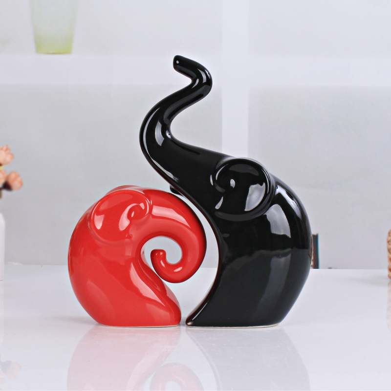 Couples like contracted fashion modern household adornment art ceramic office furnishing articles sitting room decoration gifts