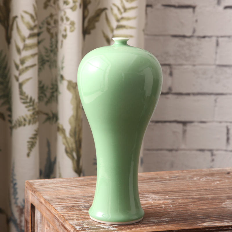 Jingdezhen ceramic vase furnishing articles I and contracted sitting room porch decoration of Chinese style household creative flower arranging flowers