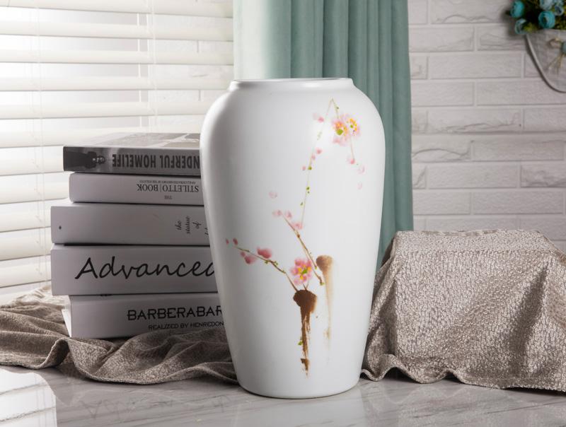 Jingdezhen hand - made ceramic vase three - piece flower restaurant furnishing articles furnishing articles I and contracted sitting room art act the role ofing is tasted