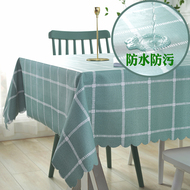 Khăn trải bàn vải không thấm nước và oilproof chống bỏng dùng một lần Bắc Âu phong cách mục vụ bảng bàn cà phê vải PVC nhựa khăn trải bàn hộ gia đình