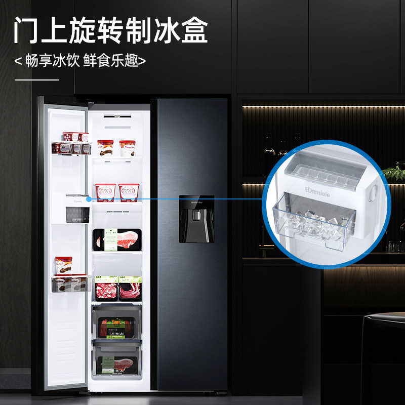 达米尼BCD-602WKSDW冰箱图片