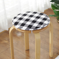 Winter round sponge plush chair cushion thickened cushion non-slip round stool cushion office chair cushion dining chair cushion