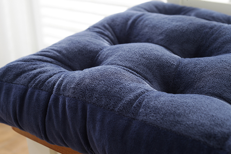 Mùa đông dày chống trượt sang trọng ghế đệm quán cà phê sinh viên pad ghế cờ ghế đệm tatami ass - Ghế đệm / đệm Sofa thảm trải ghế gỗ mùa hè