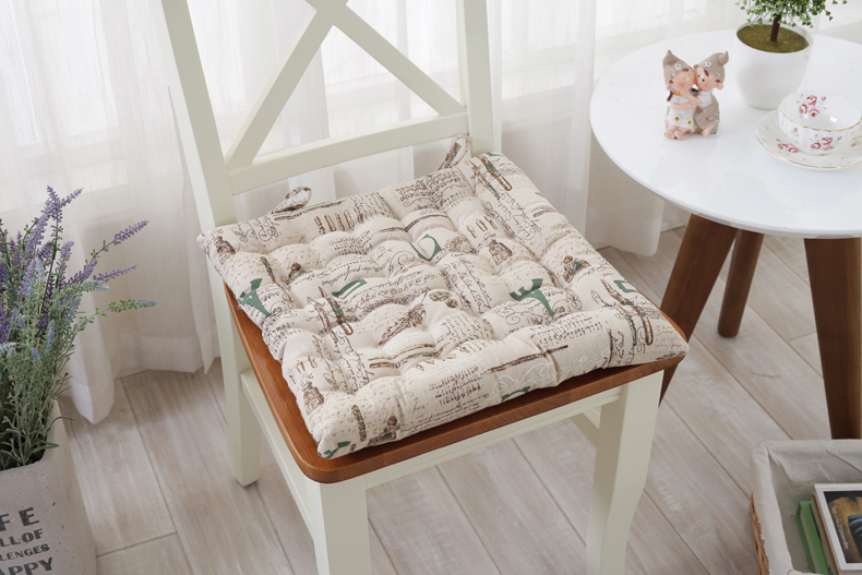 Summer ghế vải dày ghế máy tính đệm pad văn phòng đệm ghế đệm pad Four Seasons sinh viên phân - Ghế đệm / đệm Sofa thảm trải ghế sofa gỗ