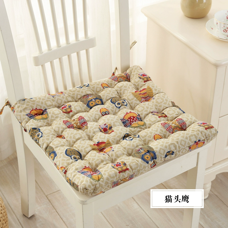 Summer ghế vải dày ghế máy tính đệm pad văn phòng đệm ghế đệm pad Four Seasons sinh viên phân - Ghế đệm / đệm Sofa giá đệm ghế gỗ phòng khách