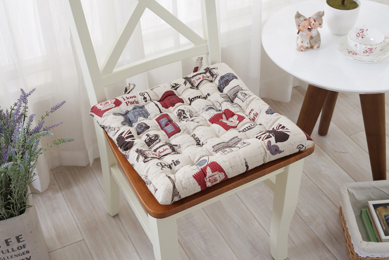 Summer ghế vải dày ghế máy tính đệm pad văn phòng đệm ghế đệm pad Four Seasons sinh viên phân - Ghế đệm / đệm Sofa thảm trải ghế sofa gỗ