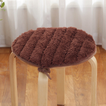 Customized winter thick round plush chair cushion office round stool cushion seat cushion round stool non-slip cushion