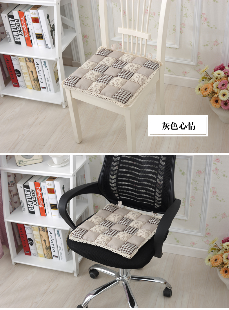 Mùa đông đệm ghế đệm văn phòng trong suốt học sinh ghế pad xe ghế đệm phân ghế ăn đệm - Ghế đệm / đệm Sofa thảm trải ghế gỗ đẹp